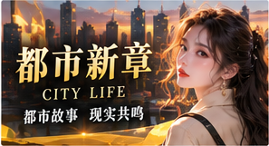 都市新章原创故事主题视觉