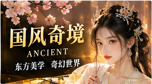 国风奇境与轻喜治愈原创故事主题视觉